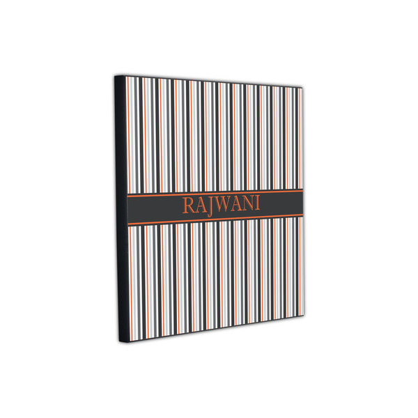 Gray Stripes 12x12 Wood Print - Angle View