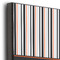 Gray Stripes 12x12 Wood Print - Closeup