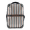 Gray Stripes 15" Backpack - FRONT