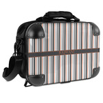 Gray Stripes Hard Shell Briefcase (Personalized)