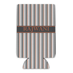 Gray Stripes Can Cooler (Personalized)
