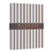 Gray Stripes Canvas Print - 16x20 (Personalized)