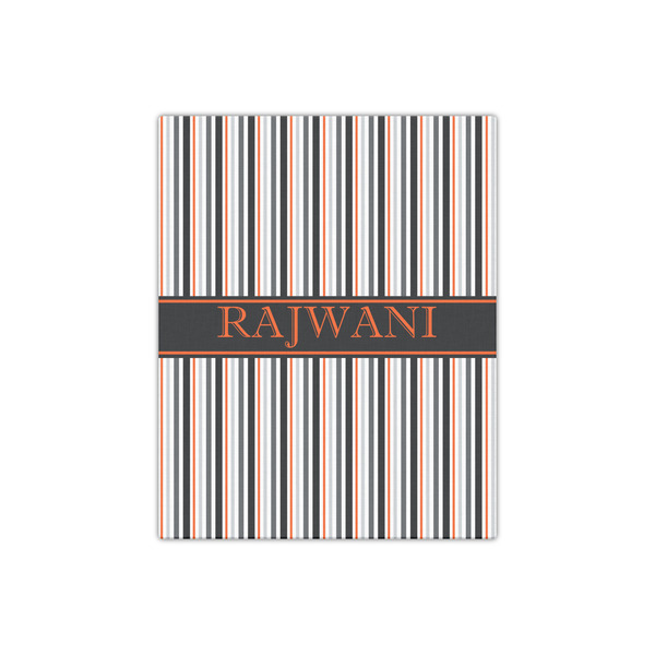 Gray Stripes 16x20 - Canvas Print - Front View