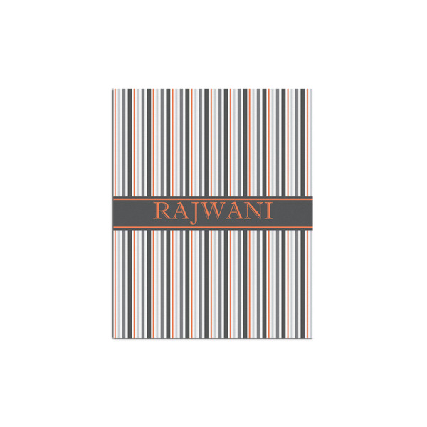Custom Gray Stripes Poster - Multiple Sizes (Personalized)