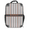Gray Stripes 18" Hard Shell Backpacks - FRONT
