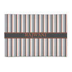 Gray Stripes 2' x 3' Indoor Area Rug (Personalized)