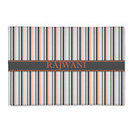 Gray Stripes 2' x 3' Indoor Area Rug (Personalized)
