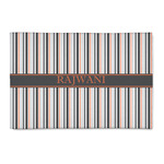 Gray Stripes Patio Rug (Personalized)