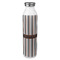 Gray Stripes 20oz Water Bottles - Full Print - Front/Main