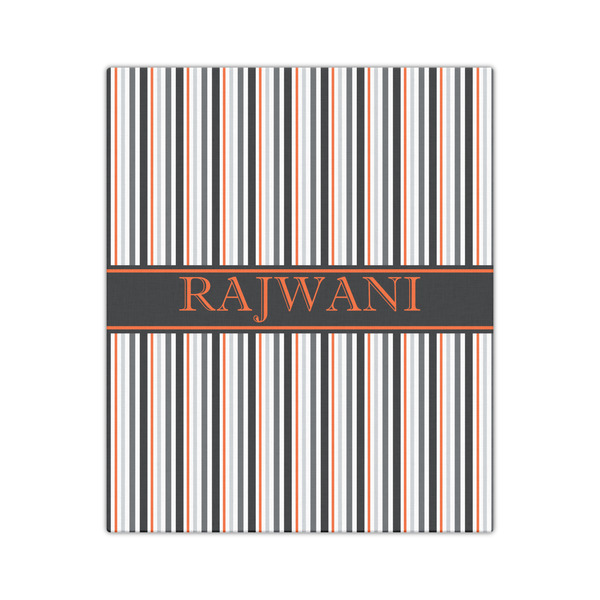 Gray Stripes 20x24 - Canvas Print - Front View