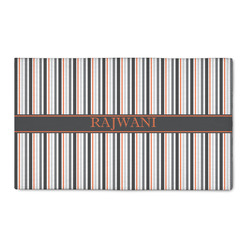 Gray Stripes 3' x 5' Indoor Area Rug (Personalized)