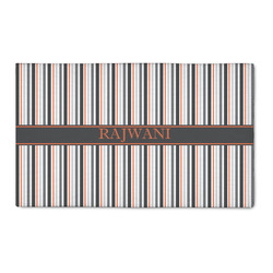 Gray Stripes 3' x 5' Indoor Area Rug (Personalized)