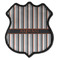 Gray Stripes 4 Point Shield