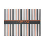 Gray Stripes Area Rug (Personalized)