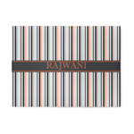 Gray Stripes 5' x 7' Patio Rug (Personalized)