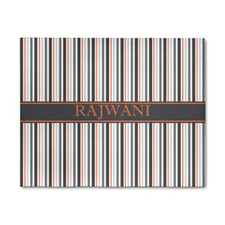 Gray Stripes 8' x 10' Indoor Area Rug (Personalized)