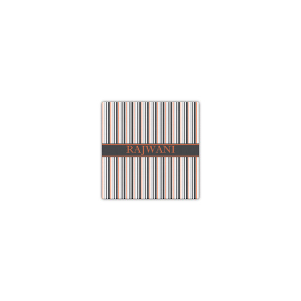 Gray Stripes 8x8 - Canvas Print - Front View