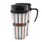 Gray Stripes Acrylic Travel Mug (Personalized)