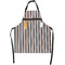 Gray Stripes Apron - Flat with Props (MAIN)