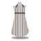 Gray Stripes Apron w/ Name or Text