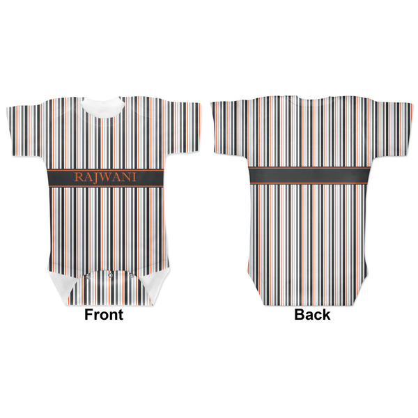 Gray Stripes Baby Bodysuit Approval
