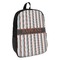 Gray Stripes Backpack - angled view