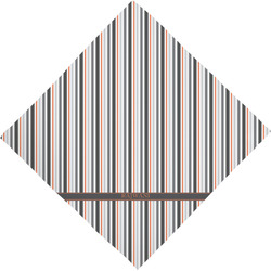 Gray Stripes Dog Bandana Scarf w/ Name or Text