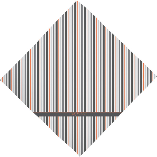 Gray Stripes Bandana - Full View
