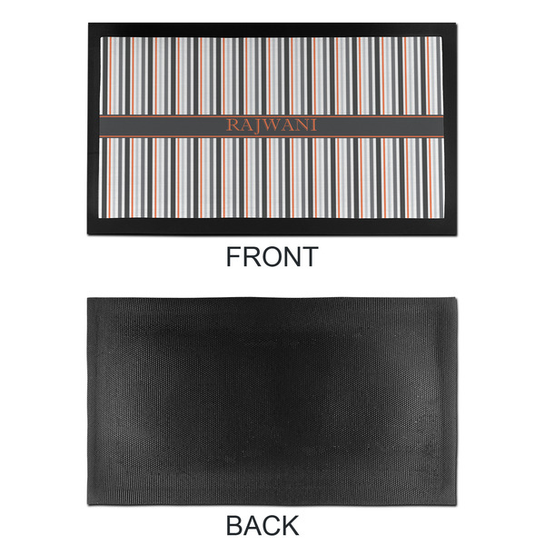Gray Stripes Bar Mat - Small - APPROVAL