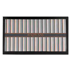 Gray Stripes Bar Mat - Small (Personalized)