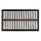 Gray Stripes Bar Mat - Small - FRONT