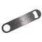 Gray Stripes Bar Opener - Silver - Front
