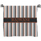 Gray Stripes Bath Towel (Personalized)