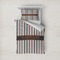 Gray Stripes Bedding Set- Twin Lifestyle - Duvet