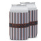 Gray Stripes Can Cooler (12 oz) w/ Name or Text