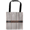 Gray Stripes Auto Back Seat Organizer Bag (Personalized)