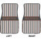 Gray Stripes Car Mat Front - Approval