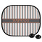 Gray Stripes Car Side Window Sun Shade (Personalized)