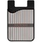 Gray Stripes Cell Phone Credit Card Holder