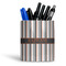 Gray Stripes Ceramic Pen Holder - Main