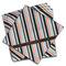 Gray Stripes Cloth Napkins - Personalized Dinner (PARENT MAIN Set of 4)