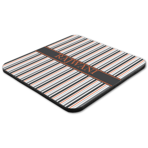 Gray Stripes Coaster Set - FLAT (one)