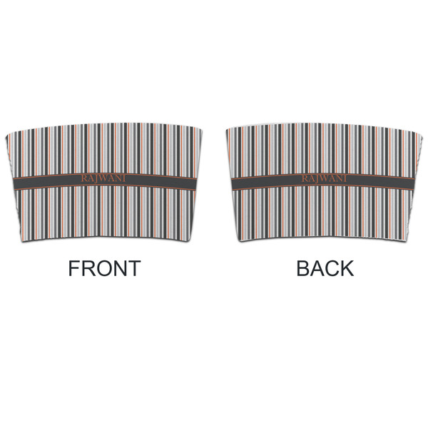 Gray Stripes Coffee Cup Sleeve - APPROVAL