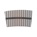Gray Stripes Coffee Cup Sleeve (Personalized)