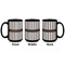 Gray Stripes Coffee Mug - 15 oz - Black APPROVAL