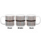 Gray Stripes Coffee Mug - 20 oz - White APPROVAL