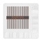 Gray Stripes Embossed Decorative Napkins (Personalized)