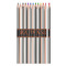 Gray Stripes Colored Pencils - Sharpened