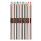 Gray Stripes Colored Pencils (Personalized)