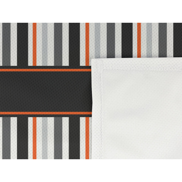 Gray Stripes Cooling Towel- Detail
